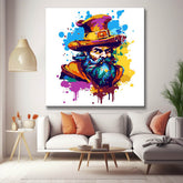 Pirate Cartoon - Painting by Numbers